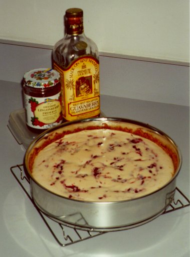 cheesecake pre-topping